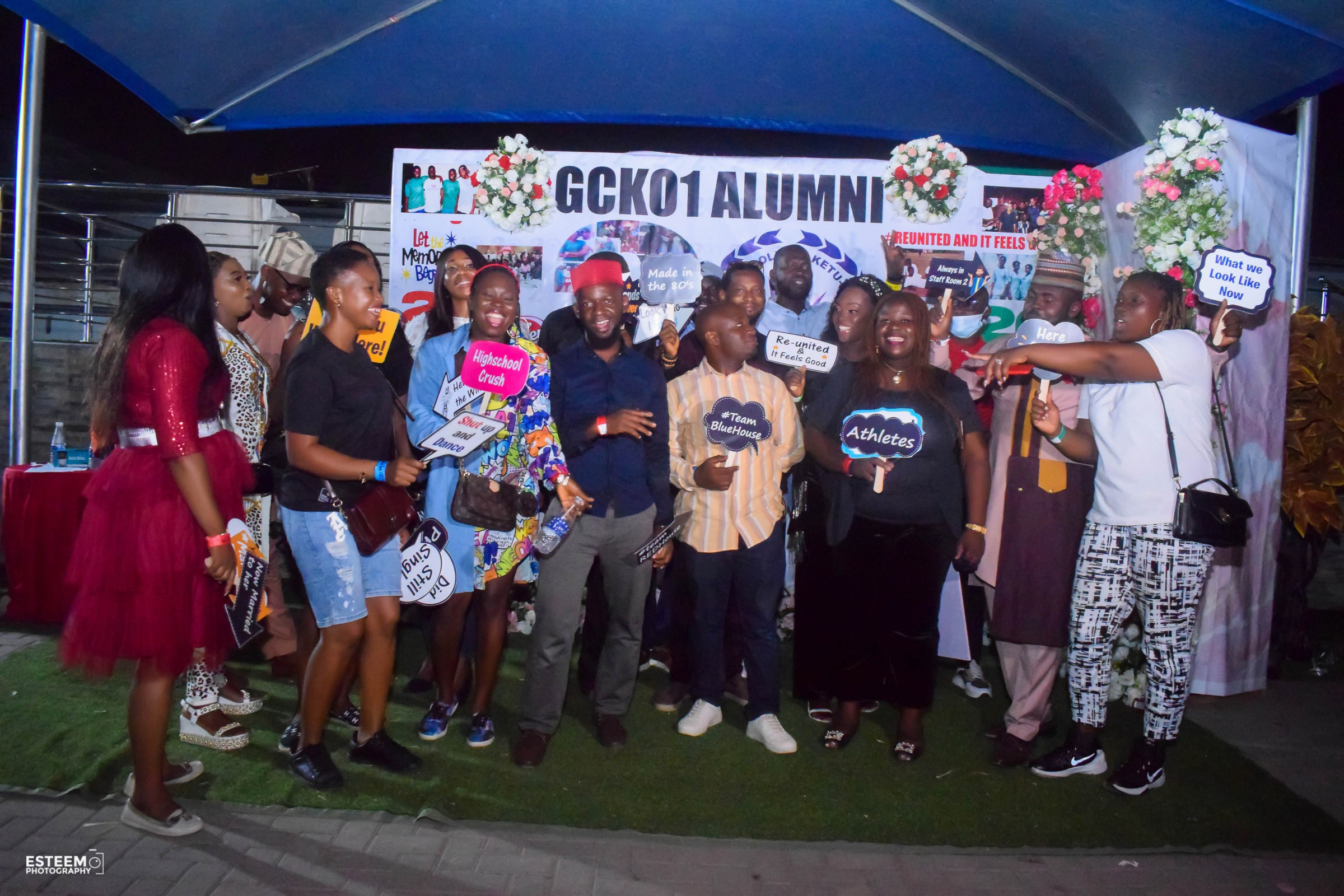 alumni reunion group campus